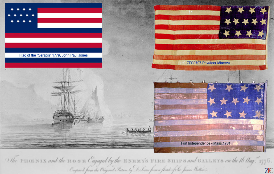 ZFC - 01. First Flag Act 1777: 13 Stars, Revolution & Early Federal Period